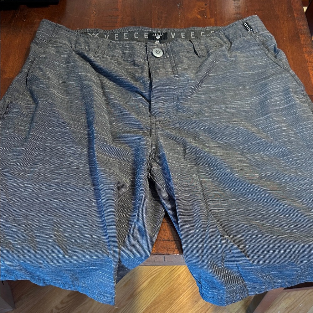 Veece Men's Gray Athletic Golf Shorts Size 32